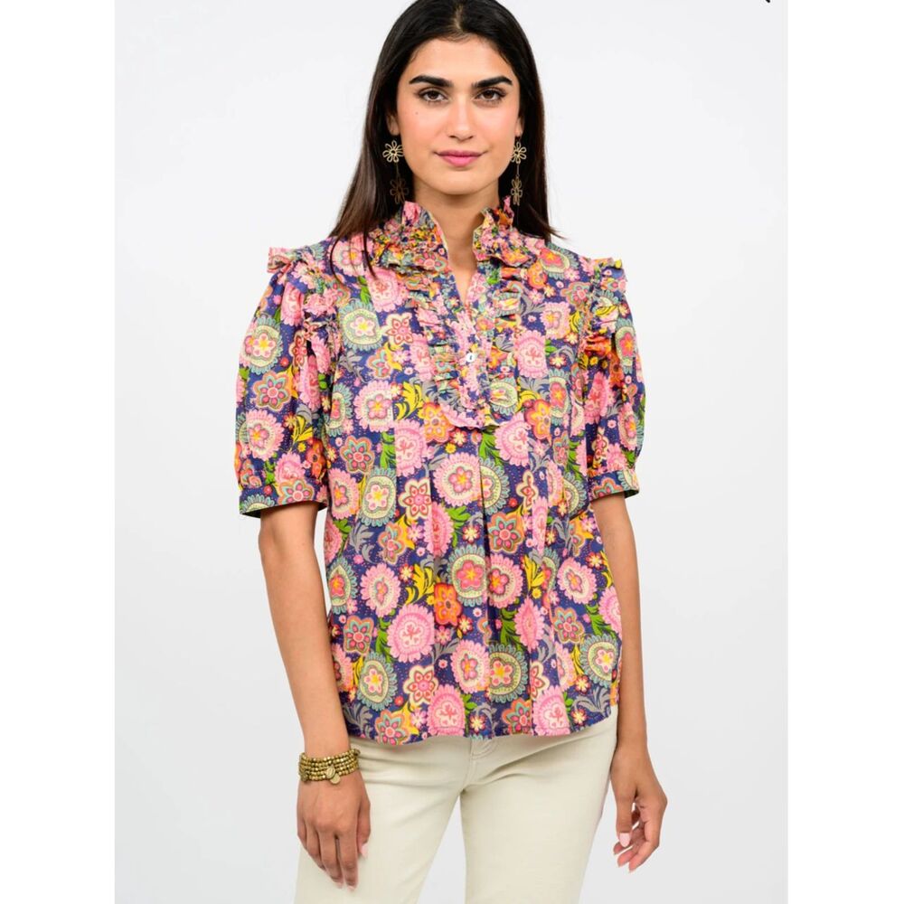 Ivy Jane Fleur De Fleur Top Womens Large